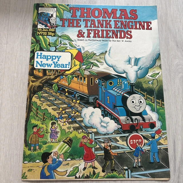 THOMAS THE TANK Engine And Friends Issue No.32 New Year 1989 £1.13 ...