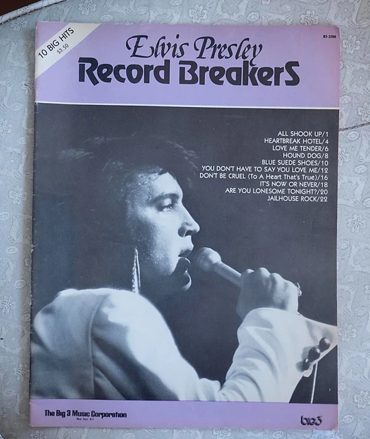 アート・デザイン・音楽 Elvis Presley Record Breakers ELVIS PRESLEY - Record Breakers - Sheet Music - 10 Hits