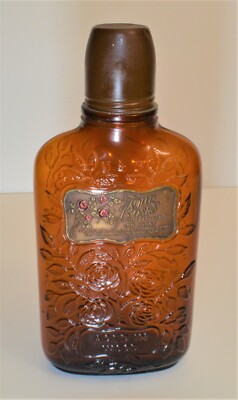Avon Vintage Violino Bottiglia Vetro Ambra Madame Rosa Goa 1933 Liquore Whisky Avon 