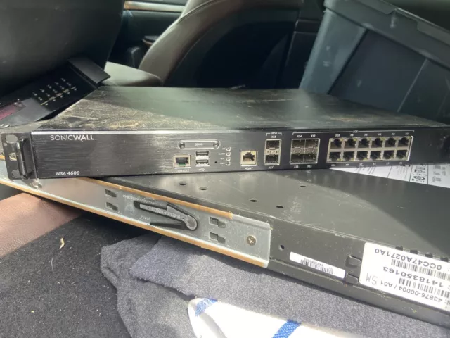 Dell SonicWall NSA 4600 Firewall Network Security Appliance READ DESCRIPTION