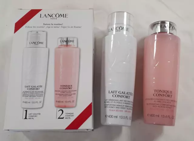 LANCÔME MON DUO DÉMAQUILLANT CONFORT Lait galatée confort + Tonique confort/EBOL