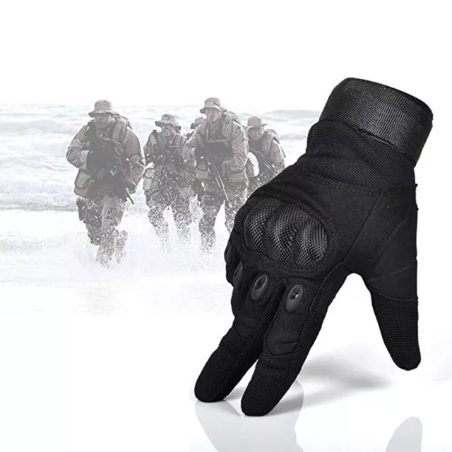 Tactical Hard Knuckles Gloves Army Military Combat Hunting Shooting Land Forces 2