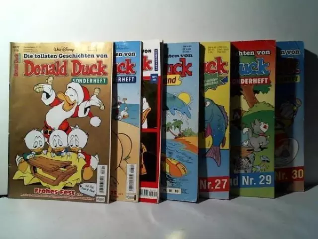 Die tollsten Geschichten von Donald Duck. 4 Sammelbände und 3 Sonderhefte. Zusam
