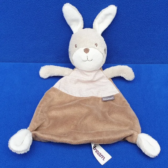 Babydream Rossmann Hase Braun Grau Schmusetuch Kuscheltuch Soft Comforter Rabbit