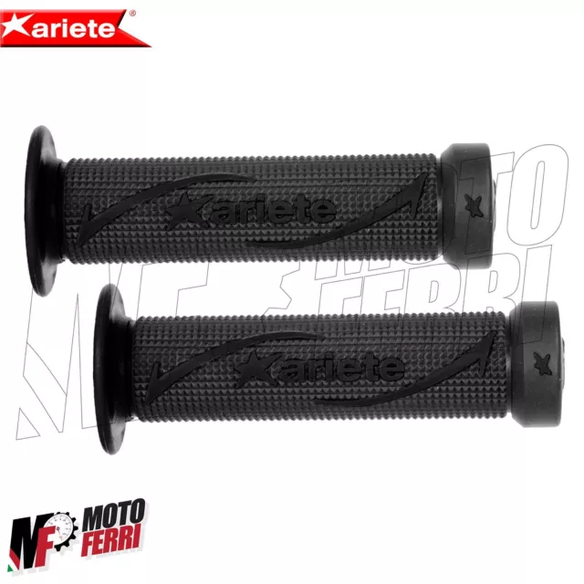 MF4217 - Handgriffe Ariete Road Schwarz/Grau Universale Moto Yamaha Honda Ducati 2