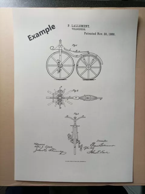 LOTTO 5 STAMPE da parete A4 a scelta brevetto us patent vintage poster  retrò EUR 14,90 - PicClick IT