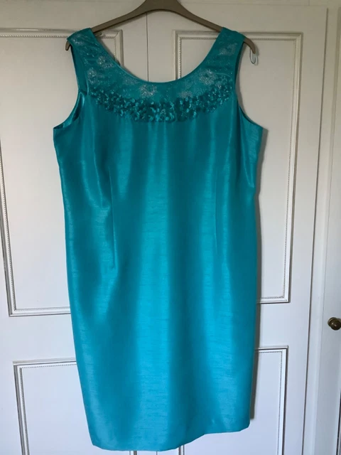 Abito da sposa/occasione turchese Jacques taglia 20