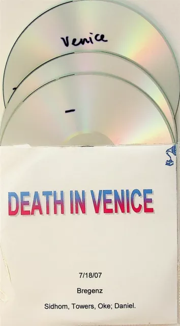 BRITTEN Death In Venice Live 18.7.2007 Paul Daniel 3-CD Peter Sidhom/Alan Oke