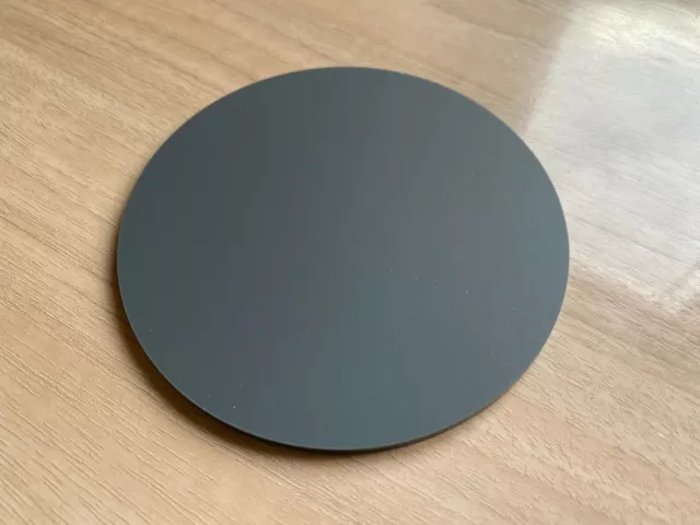 Cut To Size Slate Grey Discs Circles 3mm Custom Laser Cut Cast Perspex [] Round