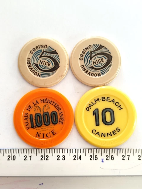 Jeton Plaque Casino Cannes Barrière Les Princes RARE