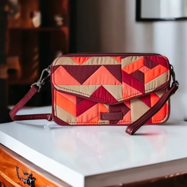 Vera Bradley | Cactus Flower Pink Iconic RFID All-in-One Crossbody Bag