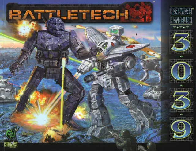 BATTLETECH-HARDWARE HANDBUCH 3039-MECHS-FAHRZEUGE-RAUMJÄGER-ERGÄNZUNGSBAND-neu