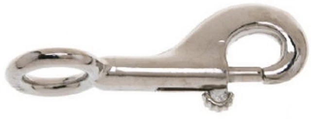 Campbell 5/8 in. D X 3-3/8 in. L Nickel-Plated Zinc Bolt Snap 90 lb (Pack of 20)