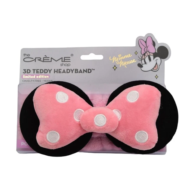 The Creme Shop Disney Minnie Mouse 3D Teddy Headyband Headband Pink