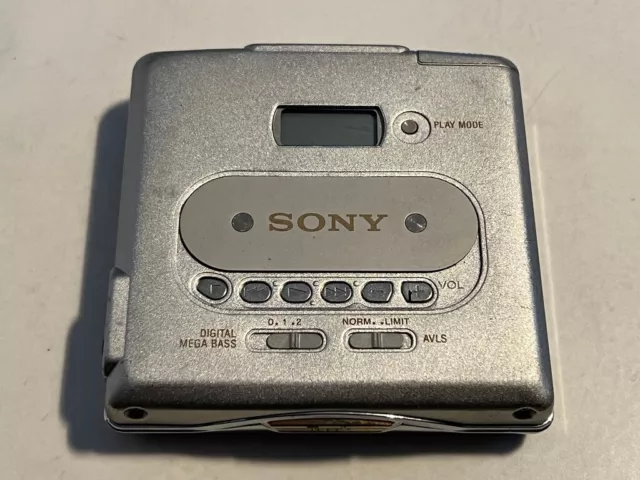 Sony MZ-E35 Minidisc Walkman MD Defekt Silber 2