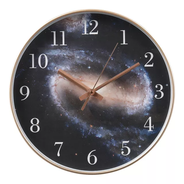 Round Wall Clock School Bedroom Kitchen Clocks Quartz Silent Sweep Movement Home 2