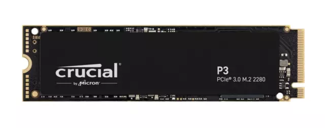 Disque dur ssd crucial p3 4 to 3d nand nvme pcie m.2 CT4000P3SSD8