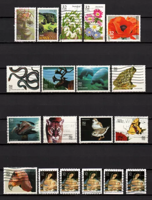 Briefmarken USA LOT aus 1996 gestempelt (US 188)