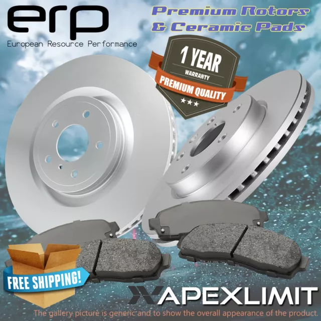 Front Rotors and Pads for 2003-2011 Ford Crown Victoria