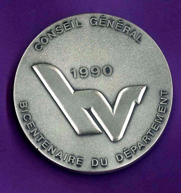 Médaille Conseil général des Hauts-de-Seine – Signée par Christian Roy