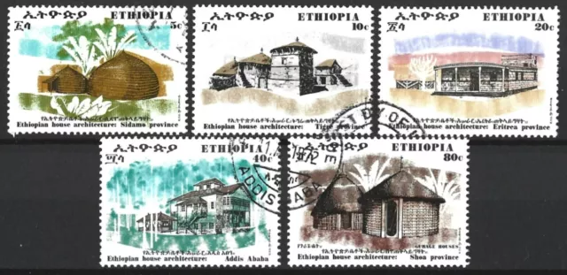 Ethiopia 1972 Set Architettura Usato