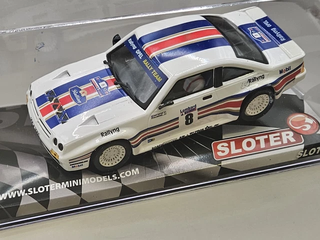 Voiture Slot AVANT SLOT – Opel Manta Rallye Valeo 1986 N°4 – NEUF