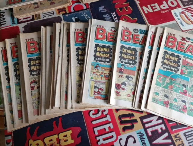 Job Lot Of 38 Beano Comics From 1984