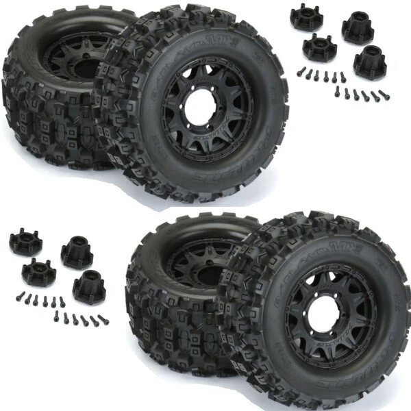 Pro-Line 10125-10 Badlands MX28 2.8" Mounted Tires / Wheels (4) Stampede Ruslter