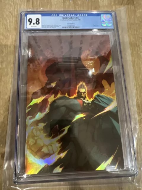 Darkstalkers 4 CGC 9.8 NM/MT Holofoil Edition Comic Devil Udon Comics New Slab