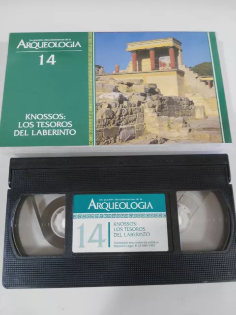 Knossos Los Tesoros Del Laberinto Vhs Grandes Descubrimientos De La Arqueologia