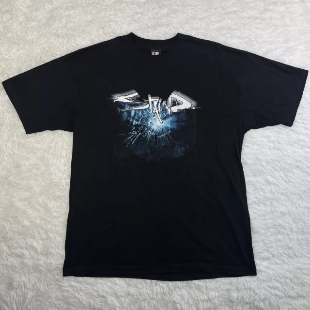 Vintage STAIND Band Shirt Mens Graphic Tee Concert Merch Giant Tag Size XL