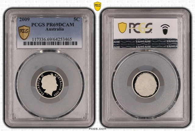 PCGS 2009 AUSTRALIA 5C PR69DCAM $0.99 - PicClick AU