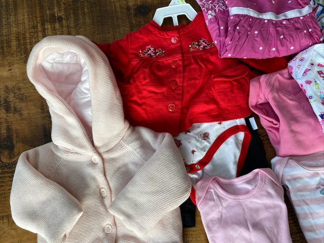 Baby Girls Clothes Bundle Age 3 - 6 Months, Various Brands 14 Pieces 2