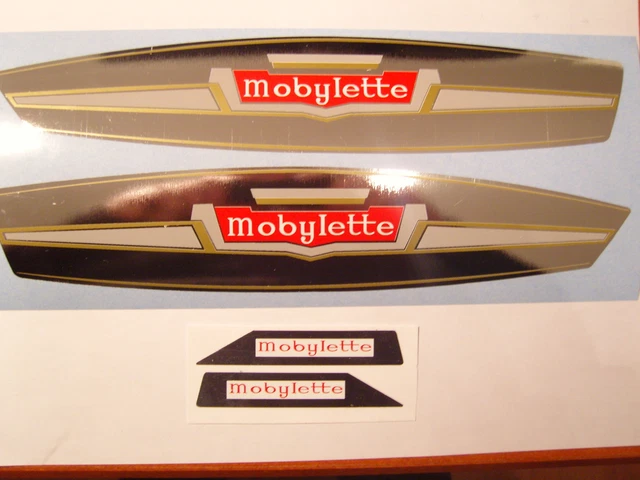 2 AUTOCOLLANTS CYCLO MOBYLETTE + 2 POUR CARTER MOTEUR EUR 30,20 ...