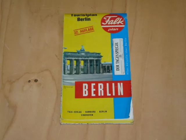 Falk Plan; Stadtplan; Touristplan Berlin 32. Ausgabe nach 1990 (T32)