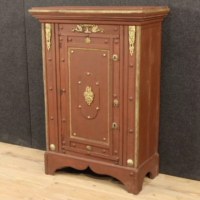 Gabinete muebles italianos estilo antiguo aparador caja fuerte madera pintada