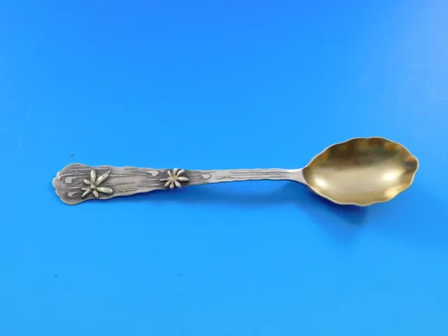 Mixed Metals by Tiffany & Co. Sterling Demitasse Spoon GW w/Gold Leaves In Wind