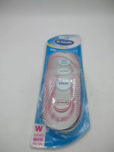 Dr. Scholls Comfort Tri-Comfort Pair of Insoles for Women, Size 6-10 3/4 Length