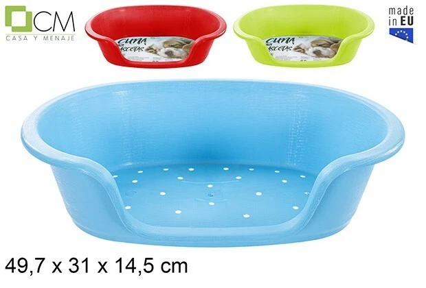 Panier Lit Corbeille Couchage Petit Chien Chat Animal 50x33x13cm 3 Couleurs