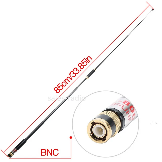 ANTENNES TÉLESCOPIQUES AL800 SMABNCMale VHF UHF double bande pour