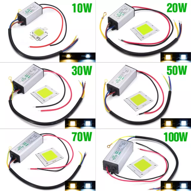 LED Chip Driver Transformateur for Extérieur Jardin Ampoule 10W20W30W50W70W100W