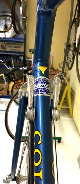 Bicicletta Corsa Colnago Sport Cambio Campagnolo Nuovo Record Pat 77 Vintage L 3
