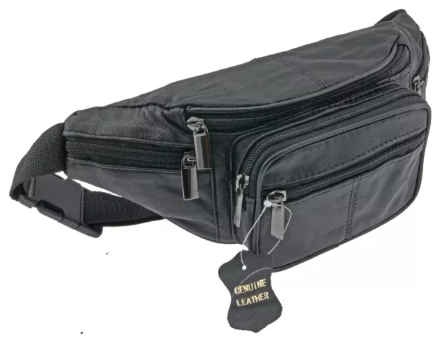 - Gürteltasche Hüfttasche Bauchtasche Umhängetasche Crossbag - Echt Leder! LK568