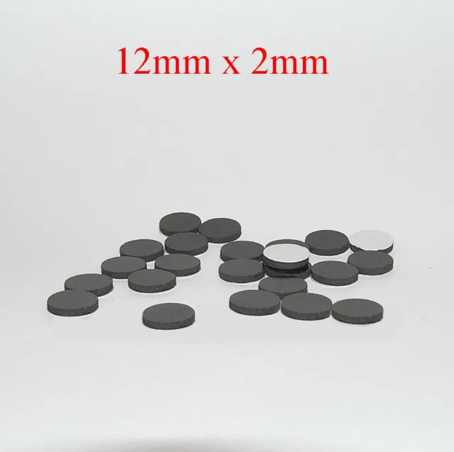 Self Adhesive Stick Dot Magnetic Rubber Round Magnet Disc Flexible Craft Hobby