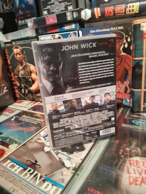John Wick  Kapitel 2 -Keanu Reeves Ist Der Kult Profi Killer Legendär  DVD 2