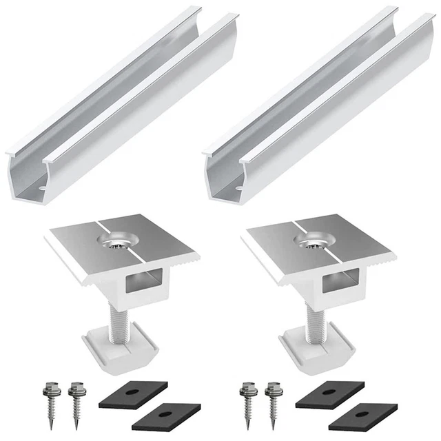 Solar Panel Mount Clamps PV Panel Bracket Aluminium-Mounting Support Trapezoidal