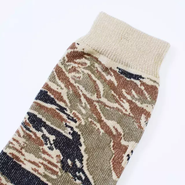 ANONYMOUS ISM Camo Crew Socks 15196200 unisex New 4color Made in Japan 3