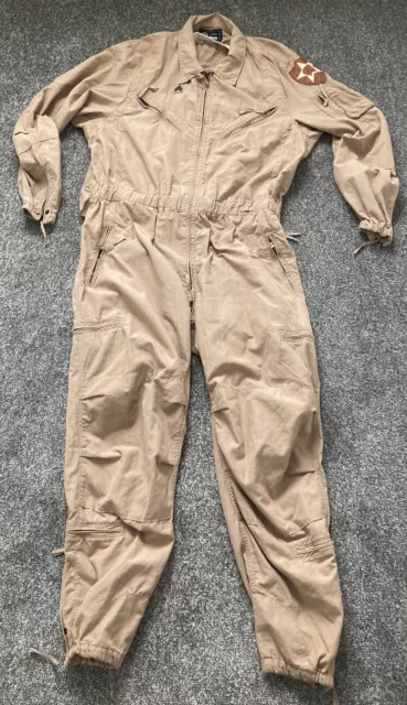 US CVC Combat Vehicle Crewman Zip Up Tan Lightweight Coveralls Size  XL Long