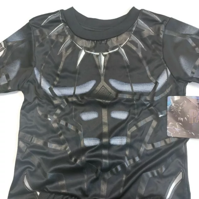 Marvel Black Panther Youth Boys Short Sleeve Shirt & Shorts 2 Piece Set Size 5 2