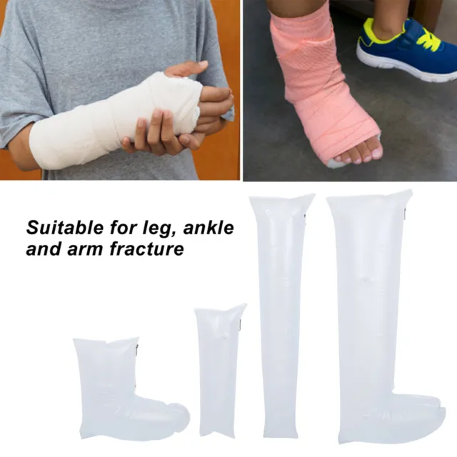 Ankle Leg Arm Fracture Splint Inflatable Support Brace Fracture Injury Stabi NOW